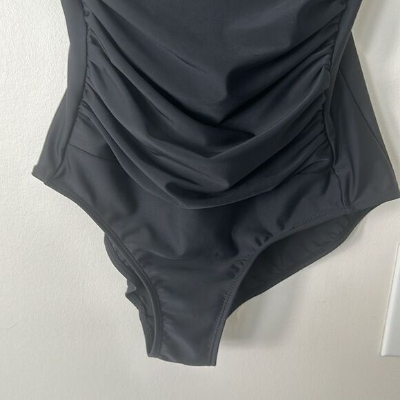 Saltwater Black One Piece Swimsuit 8 - Picture 3 of 9